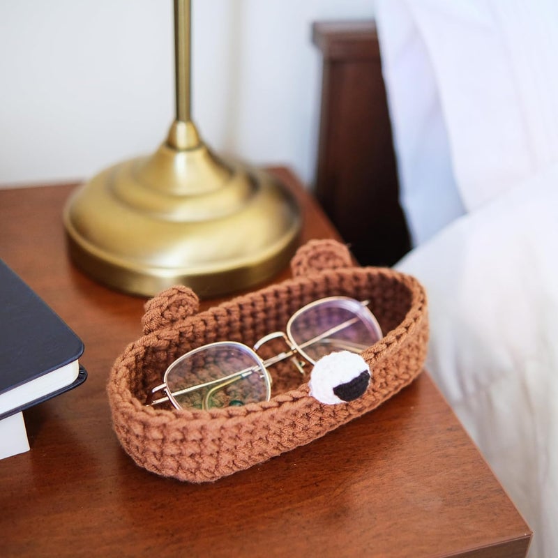 SmartChoice HandMade Bear Crochet Glasses Holder - Image 2